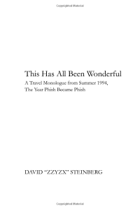 This Has All Been Wonderful (cover 2)